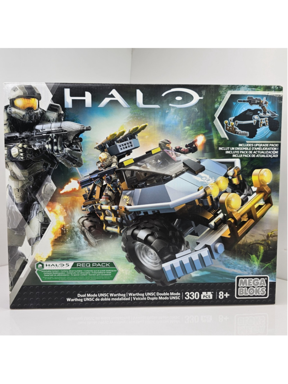 SEALED Halo Mega Bloks Dual Mode UNSC Warthog Set DPJ92